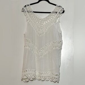 CupShe Sheet White Coverup Top